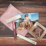 Cowgirl Glam Box - False eyelashes, lipstick, lip gloss and glittery eyeliner